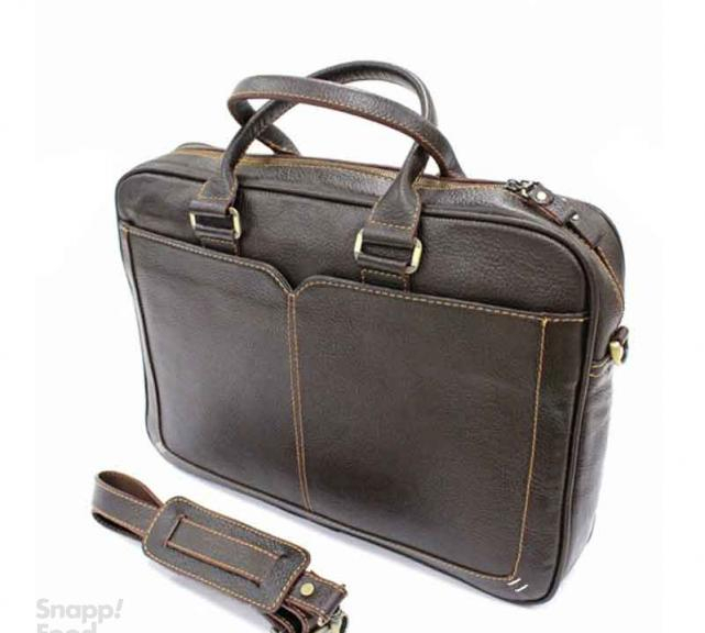 کیف اداری چرم طبیعی آروین چرم (Arvin Leather) کد AR-406-