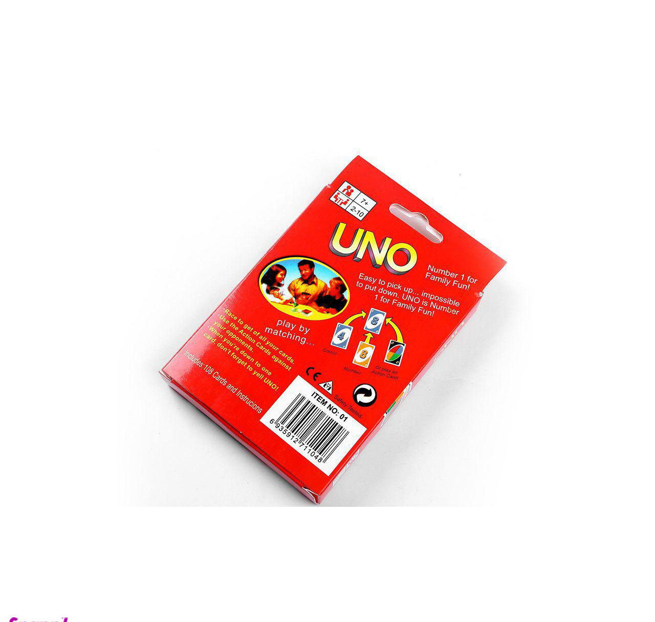 بازی فکری 108 کارتی اونو مدل uno 742