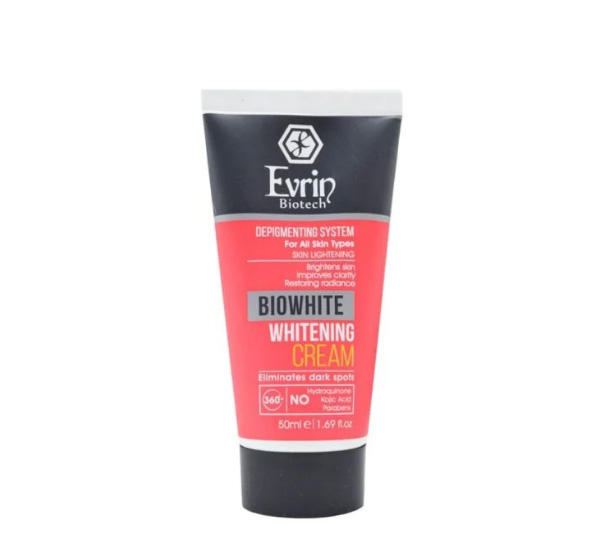کرم ضد لک و روشن کننده اورین بایوتک (Evrin Biotech) مدل Biowhite حجم 50 میلی لیتر