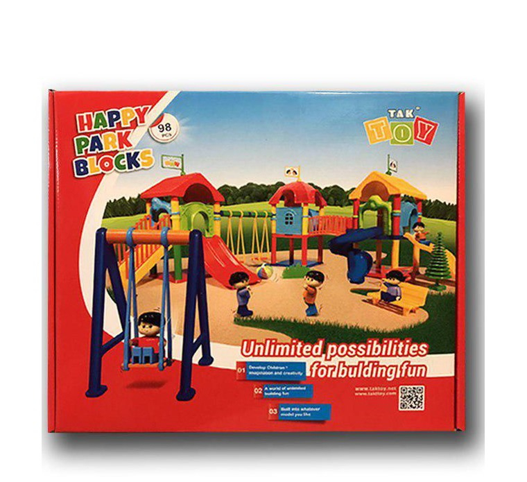 بازی آموزشی تک توی (Tak Toy) مدل پارک شادی بسته 98 تکه