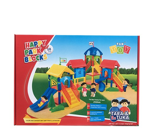 لگو ساختنی تک توی (Tak Toy) مدل پارک شادی بسته 58 تکه