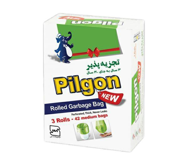 کیسه زباله پیلگون (Pilgon) مدل GM1 بسته 42 عددی