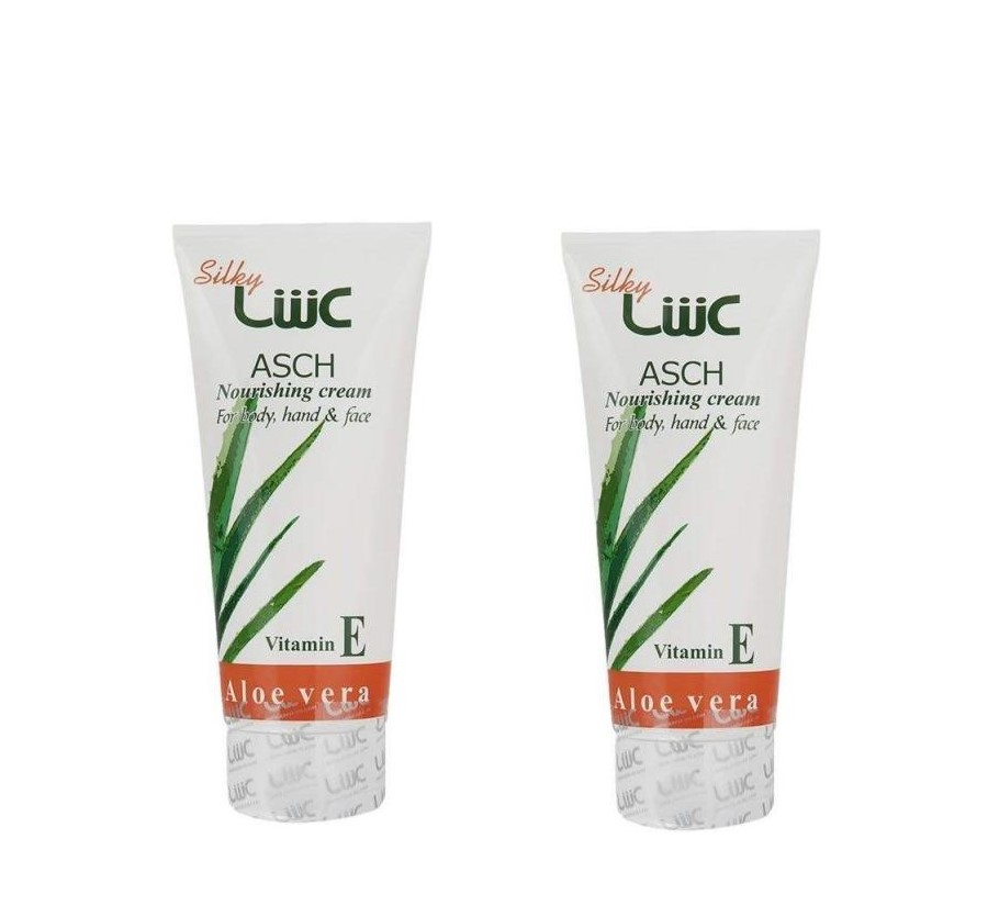 کرم مرطوب کننده عش (ash) مدل Aloe vera حجم 200 میلی‌لیتر مجموعه 2 عددی