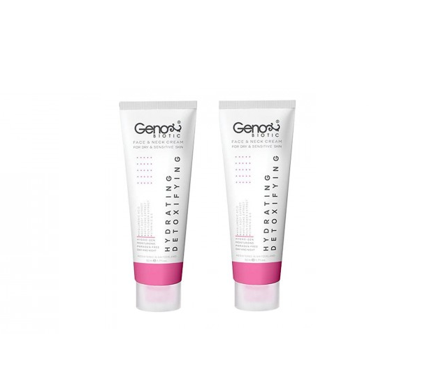 کرم آبرسان ژنوبایوتیک (Geno biotic) مدل Dry Detoxifing حجم 50 میلی‌لیتر مجموعه 2 عددی