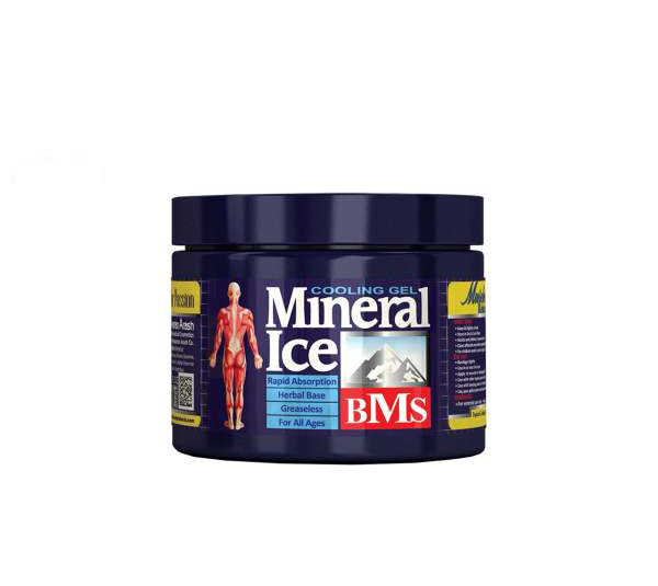 ژل خنک کننده ضد درد بی ام اس (BMS) سری Mineral Ice مدل I2 حجم 238 میلی‌لیتر بسته 12 عددی