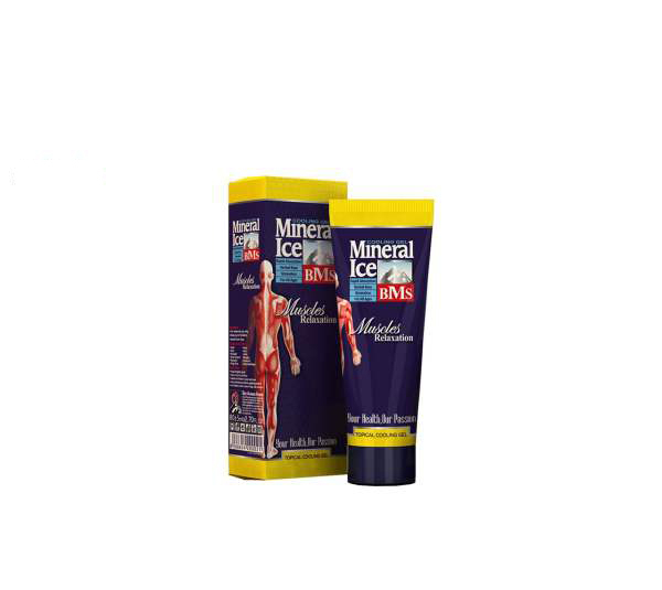 ژل خنک کننده ضد درد بی ام اس (BMS) سری Mineral Ice مدل m12 حجم 80 میلی‌لیتر مجموعه 12 عددی