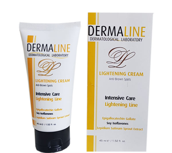 کرم روشن کننده درمالاین (Dermaline) کد 1 حجم 45 میلی‌‌لیتر