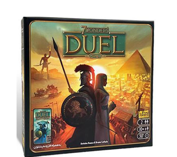 بازی فکری مدل دویل duel 7wonders به همراه افزونه پنتیون