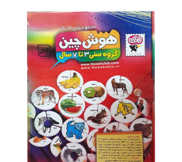 بازی آموزشی زاغک مدل هوش چین 4 کد 003