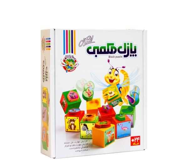 بازی آموزشی سنجاقک مدل پازل مکعبی اشکال