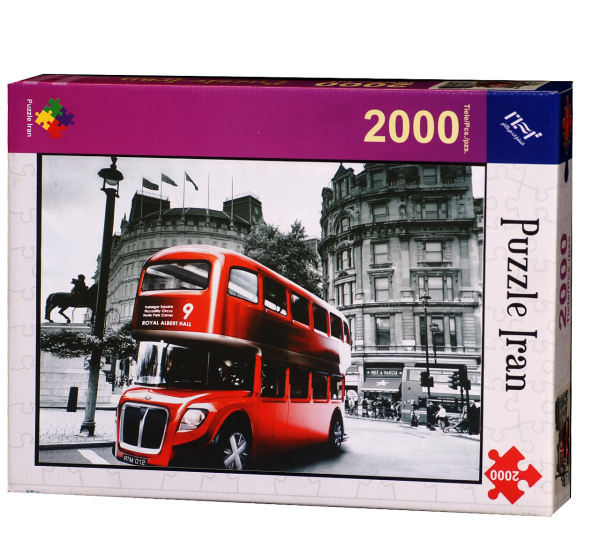 پازل 2000 تکه ایران پازل طرح Red Bus
