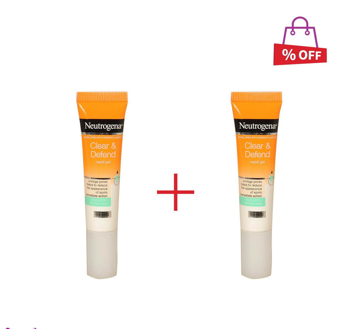 ژل ضد جوش نوتروژینا (Neutrogena) مدل rapid حجم 15 میلی‌لیتر مجموعه 2 عددی