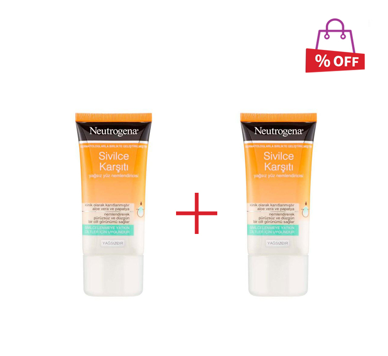 کرم ضد جوش نوتروژینا (Neutrogena) مدل SIVILCE KARSITI حجم 50 میلی‌لیتر مجموعه 2 عددی