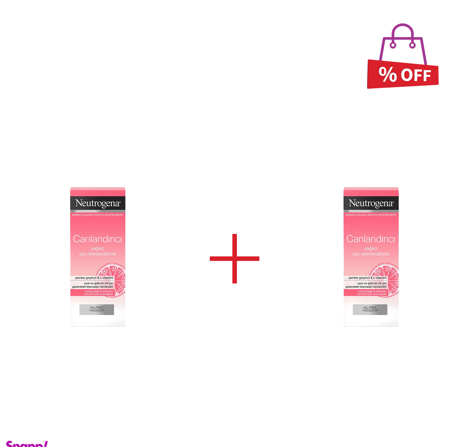 مرطوب کننده فاقد چربی نوتروژینا (Neutrogena) حاوی عصاره گریپ فروت حجم 50 میلی‌لیتر مجموعه 2 عددی