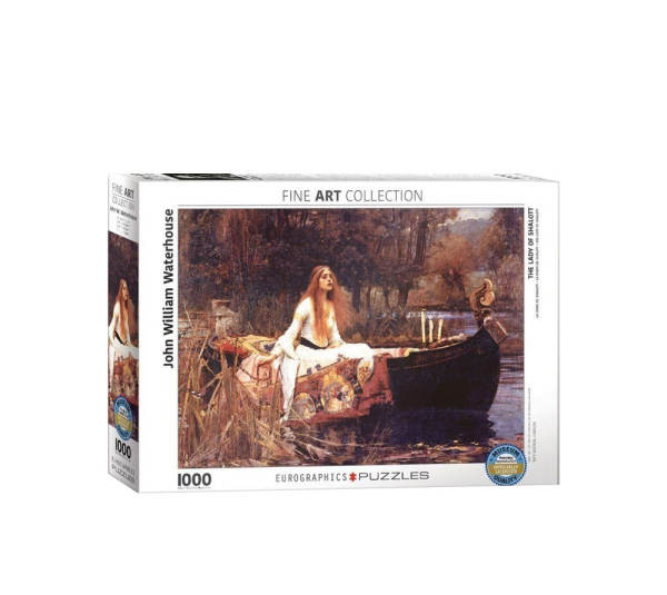 پازل 1000تکه یوروگرافیکس (Eurographics) طرح The Lady of Shalottکد1133