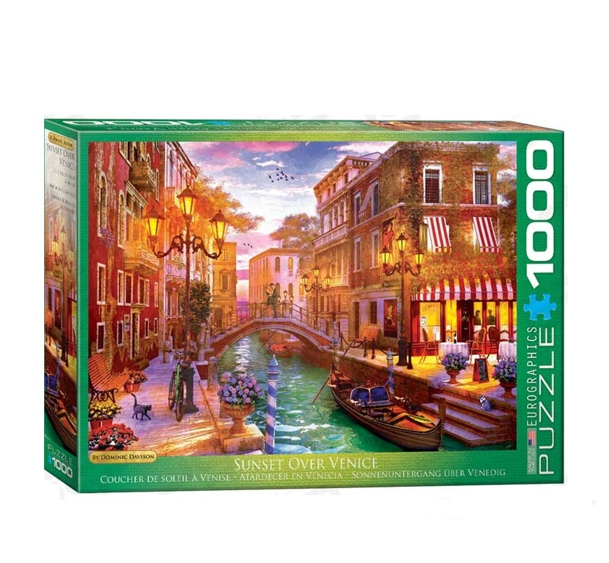 پازل 1000 تکه یوروگرافیکس طرح Sunset Over Venice کد 5353