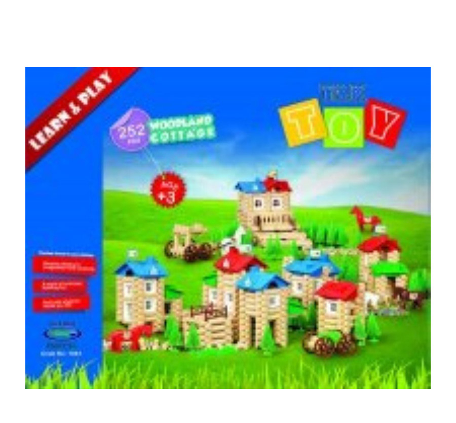 اسباب بازی 252 کلبه جنگلی 252 قطعه TAK TOY WOODLAND COTTAGE TC1044