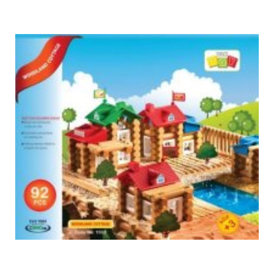 اسباب بازی 92 کلبه جنگلی 92 قطعه TAK TOY WOODLAND COTTAGE 1033