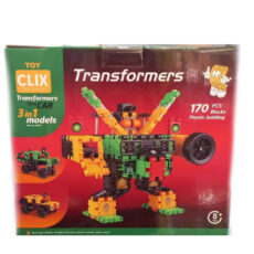 ساختنی کلیکس 170 قطعه ترانسفورمر (Transformers) مدل 3in1