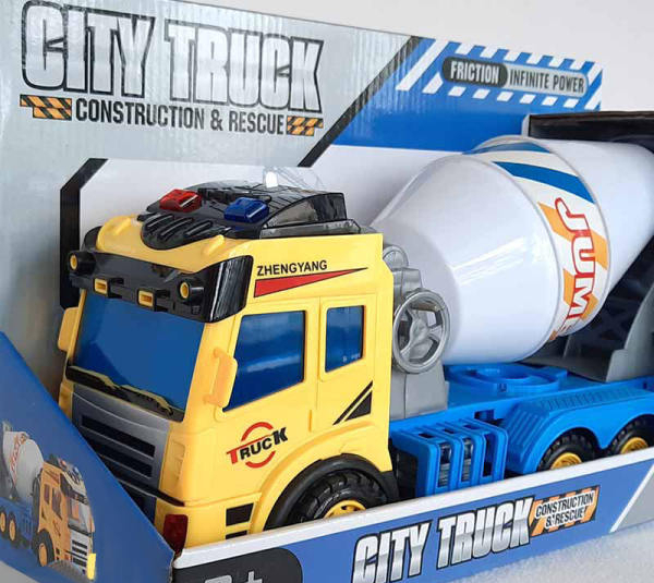 ماشین بازی طرح کامیون میکسر مدل City Truck