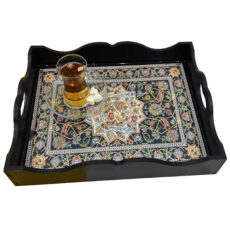 سینی رزینی طرح فرش کد 30x40