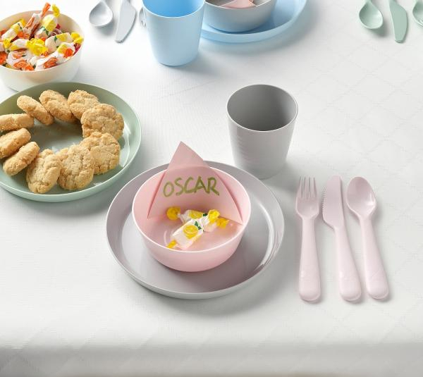 بشقاب کودک ایکیا (Ikea) مدل Kalas6 بسته 6 عددی