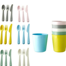 ظرف غذای کودک ایکیا (Ikea) مدل کالاس مجموعه 24 عددی