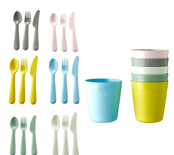 ظرف غذای کودک ایکیا (Ikea) مدل کالاس مجموعه 24 عددی