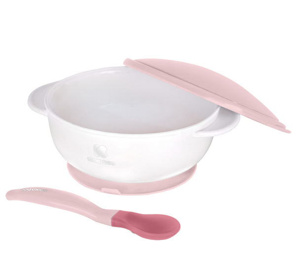 ظرف غذا کودک کیکابو (Kikkaboo) مدل Sensing به همراه قاشق