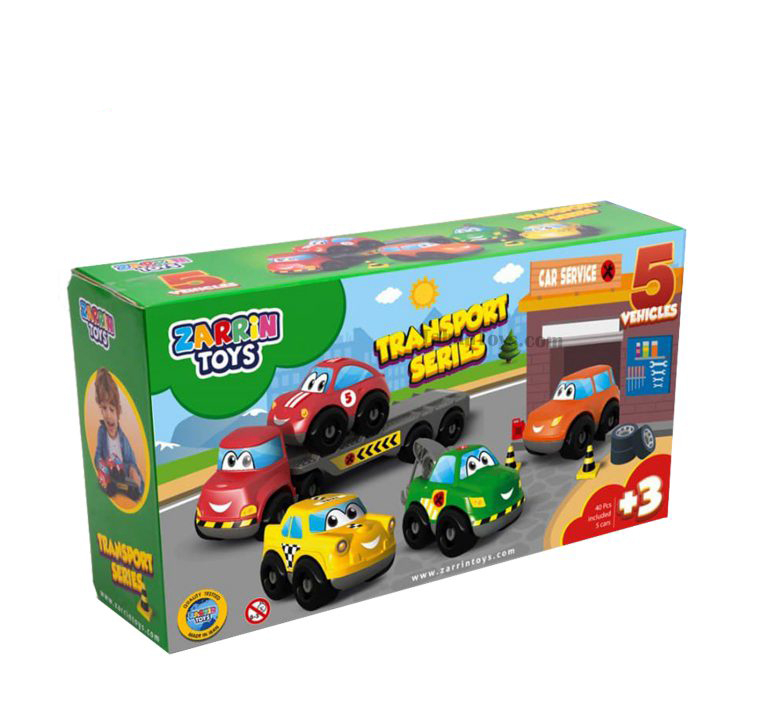 اسباب بازی ماشین زرین تویز (Zarrin Toys) مدل حمل و نقل