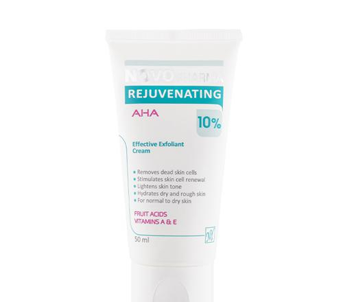 کرم جوان کننده فارماسریز (Pharma Series) مدل Novopharma AHA 10% حجم 50 میلی لیتر