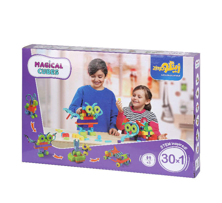 ساختنی زینگو مدل مکعب‌های جادویی کد 025