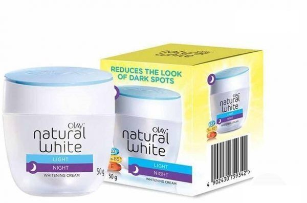 کرم سفید کننده شب اولای مدل Natural White حجم 50 میلی لیتر
