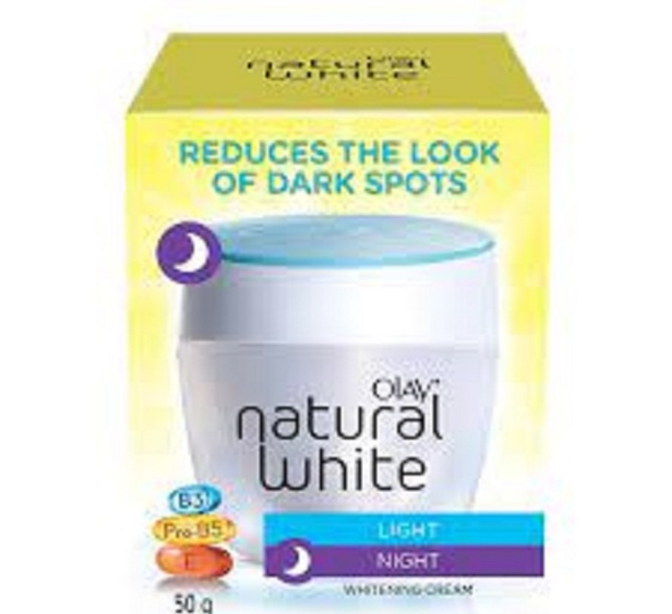 کرم سفید کننده شب اولای مدل Natural White حجم 50 میلی لیتر