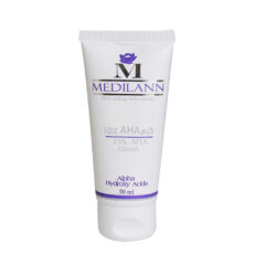 کرم لایه بردار مدیلن (Medilan) مدل Aha 15% مناسب انواع پوست حجم 50 میلی لیتر