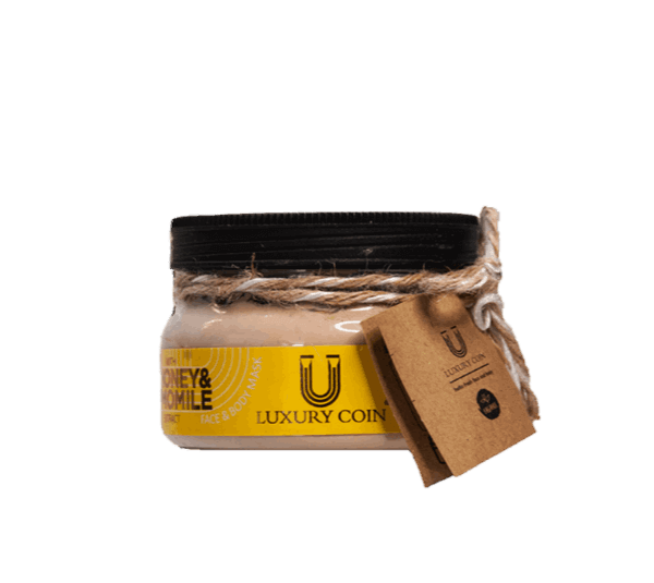 اسکراب پوست لاکچری کوین مدل Honey & Chamomile حجم 300 میلی لیتر