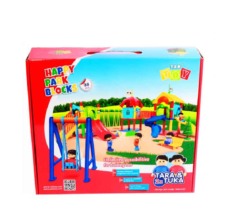 اسباب بازی تک توی (Tak Toy) مدل پارک شادی بسته 98 تکه
