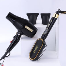 سشوار حرفه‌ای 2200 وات انزو پروفیشینال مدل EN-6304 به همراه برس حرارتی