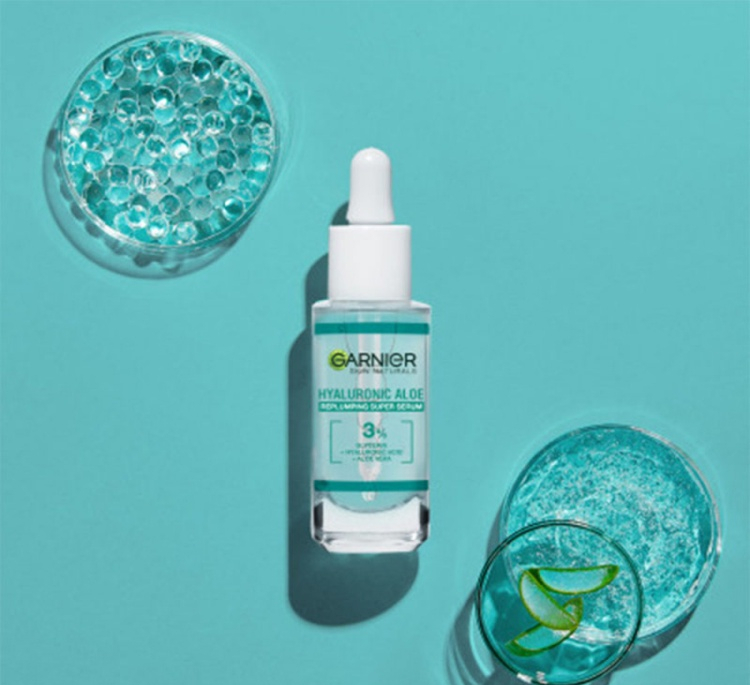 سرم پوست صورت گارنیه (Garnier) مدل Hyaluronic Aloe حجم 30 میلی لیتر