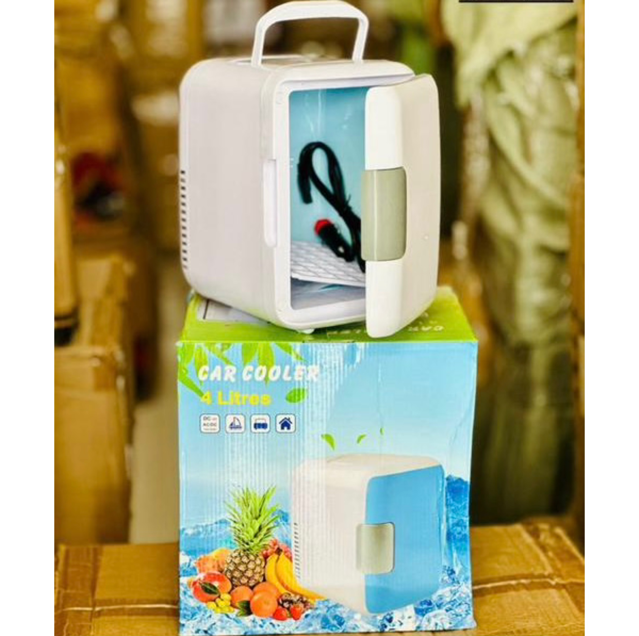 یخچال هیبریدی خودرو مدل Cooler and Heater ظرفیت 4 لیتر