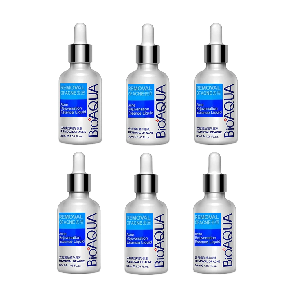 سرم درمان جای جوش و اسکار بایوآکوا (Bioaqua) حجم 30 میلی‌ لیتر مجموعه 6 عددی
