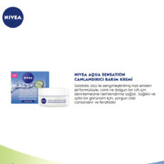 کرم مرطوب کننده نیوآ (Nivea) آکوا مدل AQUA SENSATION حجم 50 میلی لیتر