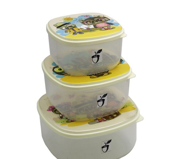 ظرف نگهدارنده طرح جغد گردشگر کد YP-MORBAEI-03 مجموعه 3 عددی