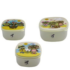 ظرف نگهدارنده طرح جغد گردشگر کد YP-MORBAEI-03 مجموعه 3 عددی
