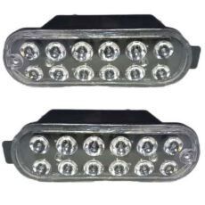 چراغ داخل سپر خودرو چیکال مدل P-2018-SMD مناسب برای پراید بسته 2 عددی