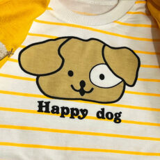 ست 3 تکه لباس نوزادی مدل Happy Dog کد Za3