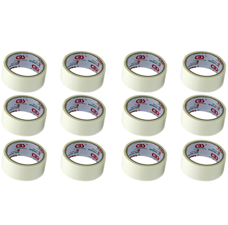 چسب کاغذی سی بی اس مدل JM1640 عرض 4 سانتی متر بسته 12 عددی