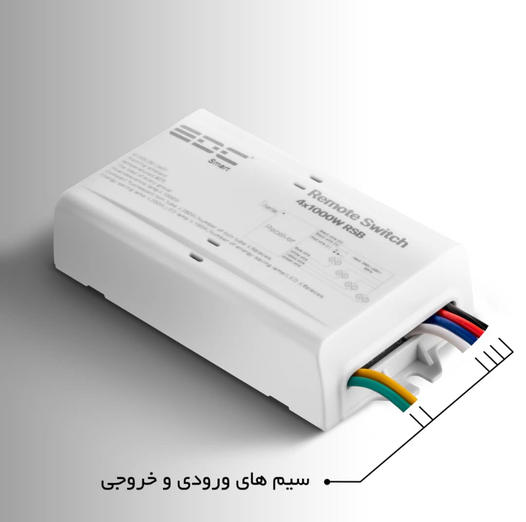 ریموت ای دی سی مدل چهار کانال آر اف