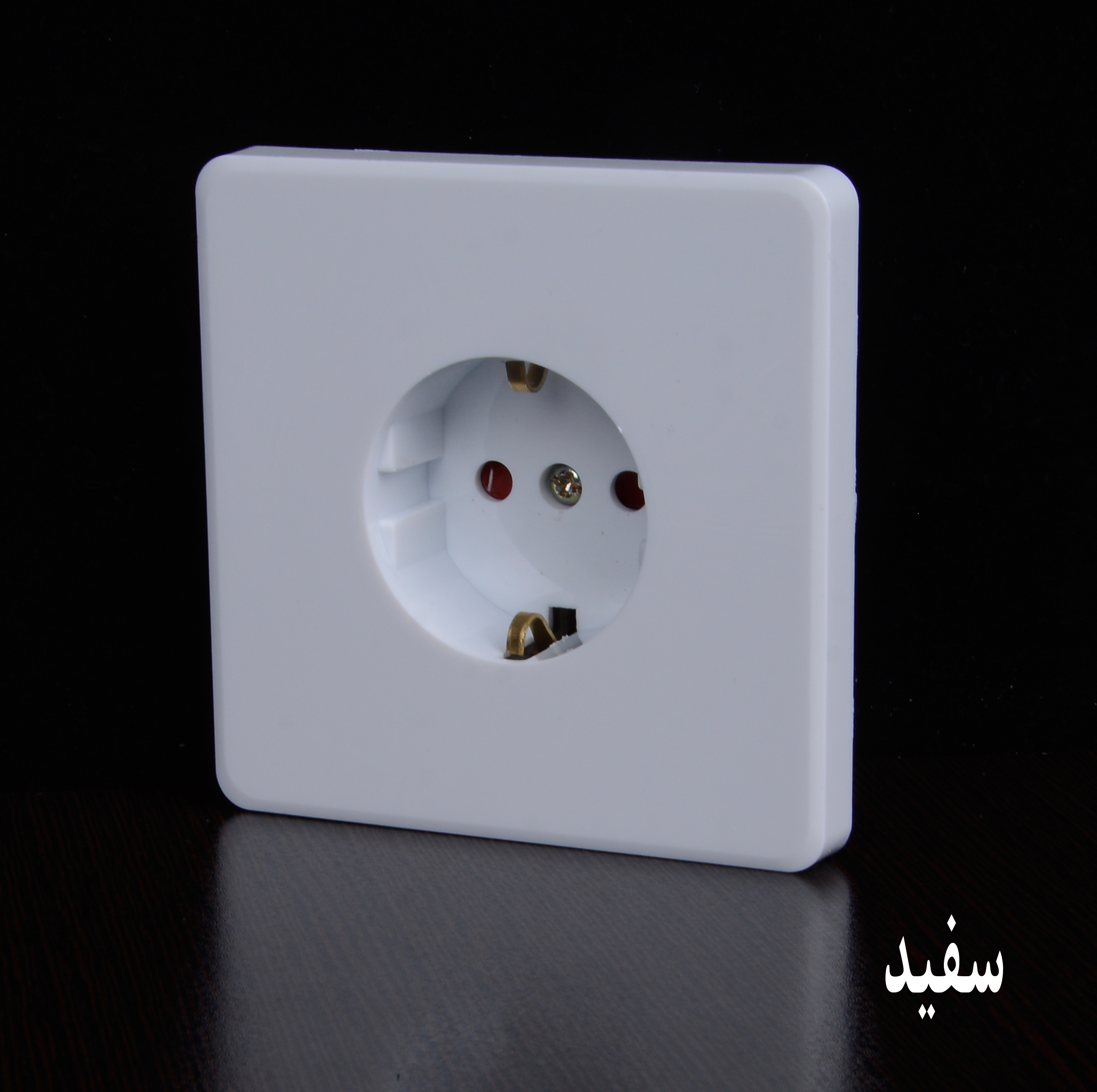 پریز برق ارت دار خیام الکتریک مدل لوکس کد KH876