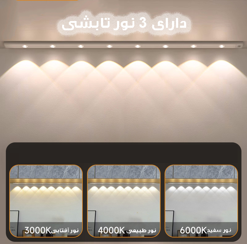 چراغ ال ای دی مدل زیر کابینتی کد LED8-80CM